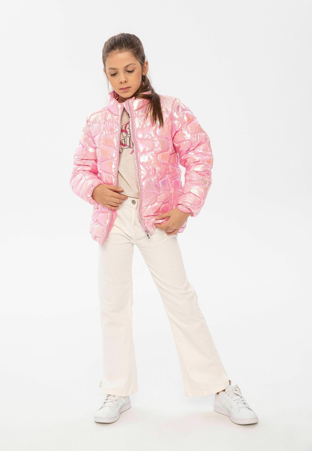 

Куртка демисезонная SHINY PUFFER MINOTI, цвет light pink