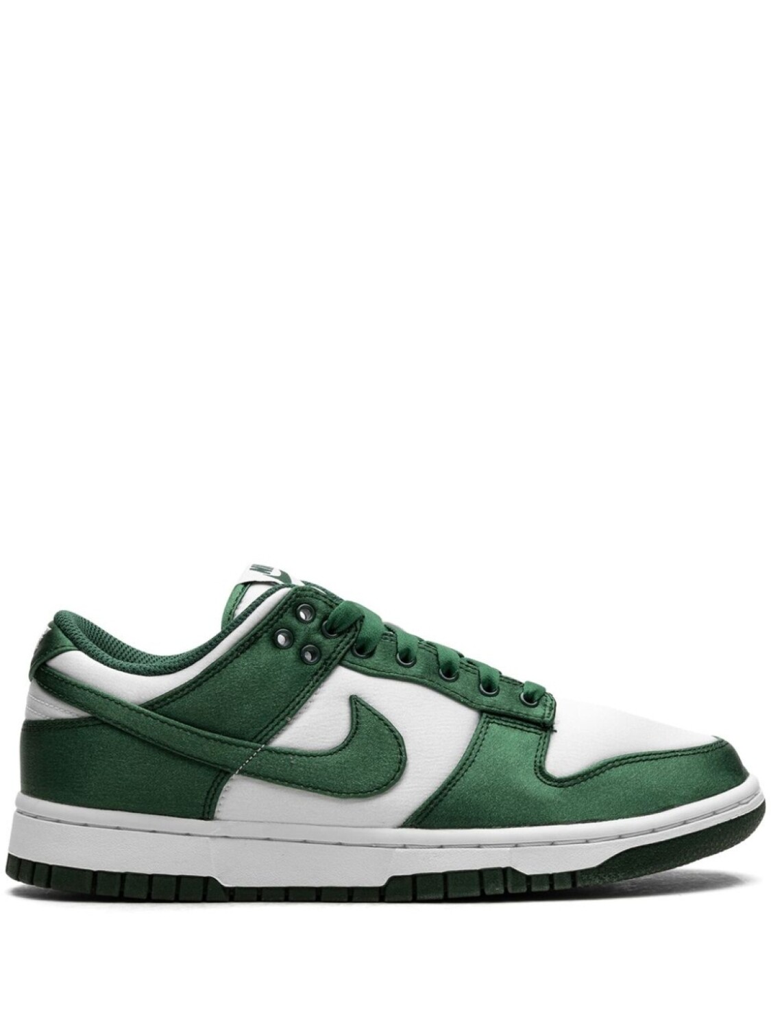 

Кроссовки Dunk Low Green Satin Nike, белый