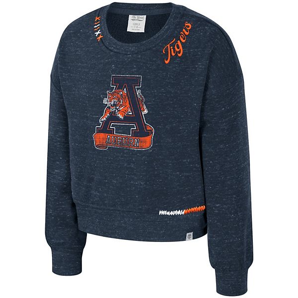 Детская толстовка Girls youth navy auburn tigers just a minute Colosseum — фото 3
