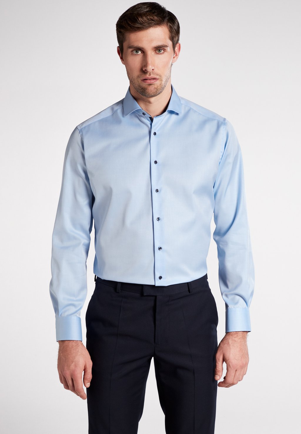 

Классическая рубашка MODERN FIT Eterna, светло-голубой