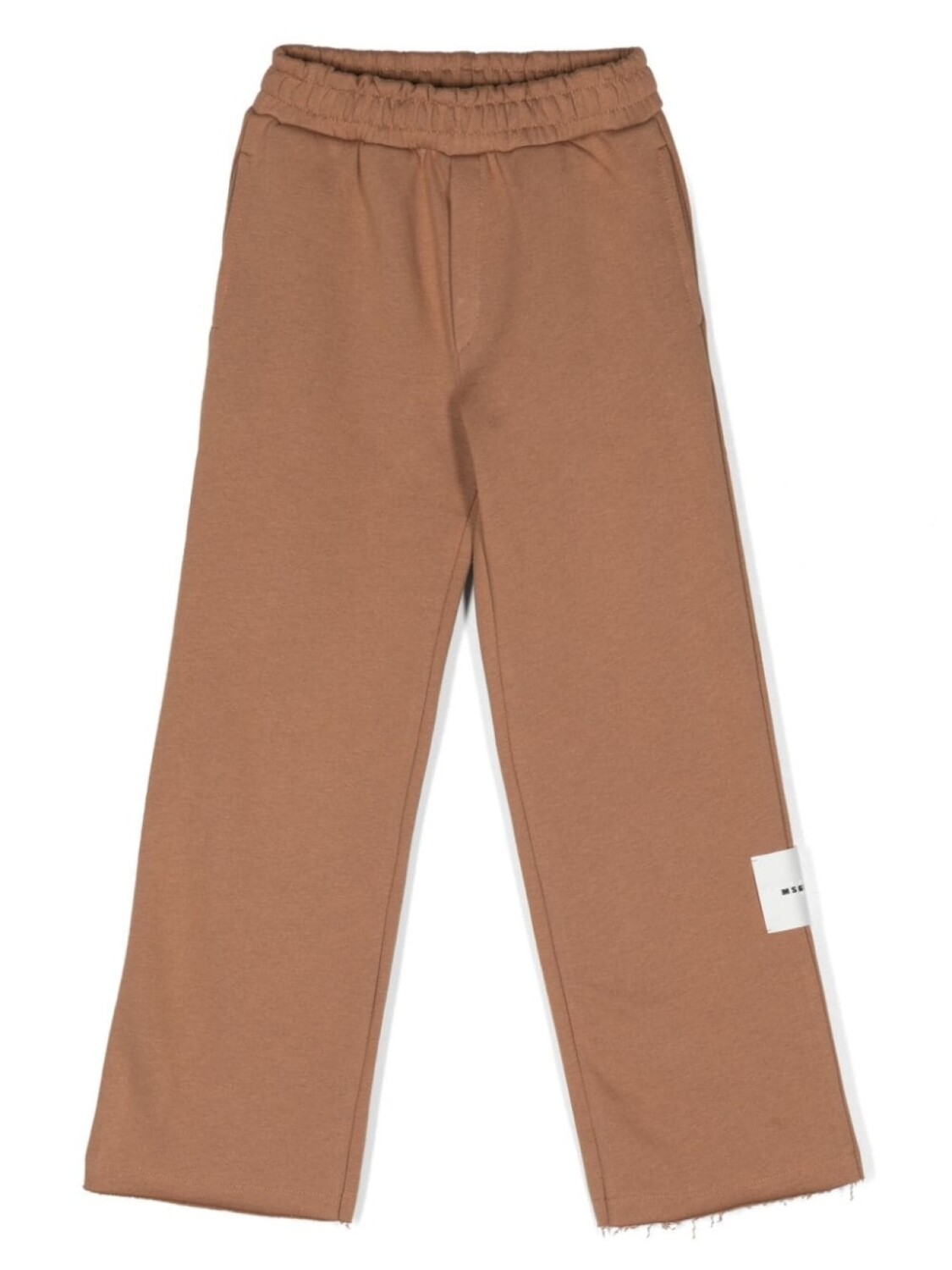 

MSGM Kids спортивные брюки с эластичным поясом и логотипом, коричневый