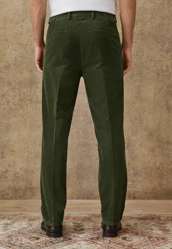 Брюки прямого кроя стандартного размера Next, Khaki Green — фото 4
