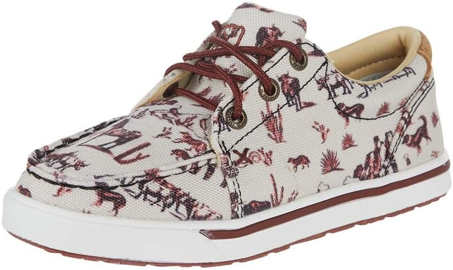 

Детские кроссовки Twisted X, слоновая кость/бордовый