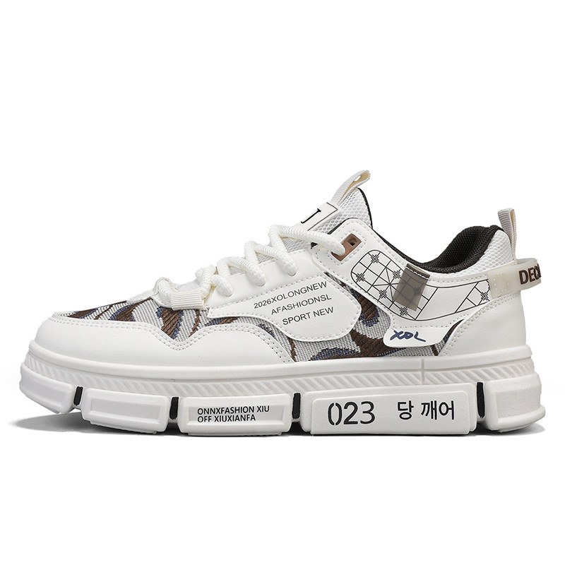

URBAN AUTHENTIC Антискользящие износостойкие мужские повседневные кеды низкие коричневые, цвет Brown
