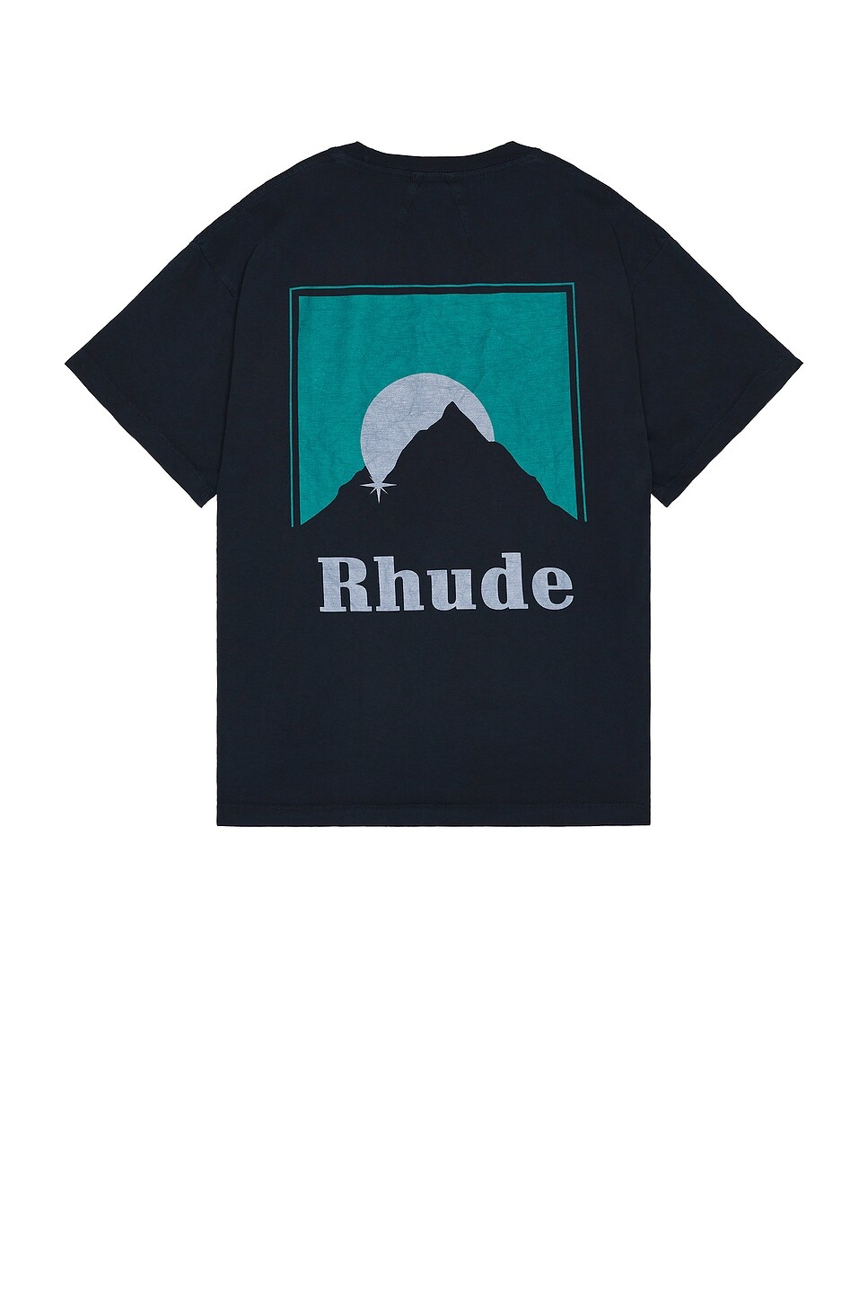 

Футболка «Лунный свет» Rhude, цвет Vintage Black