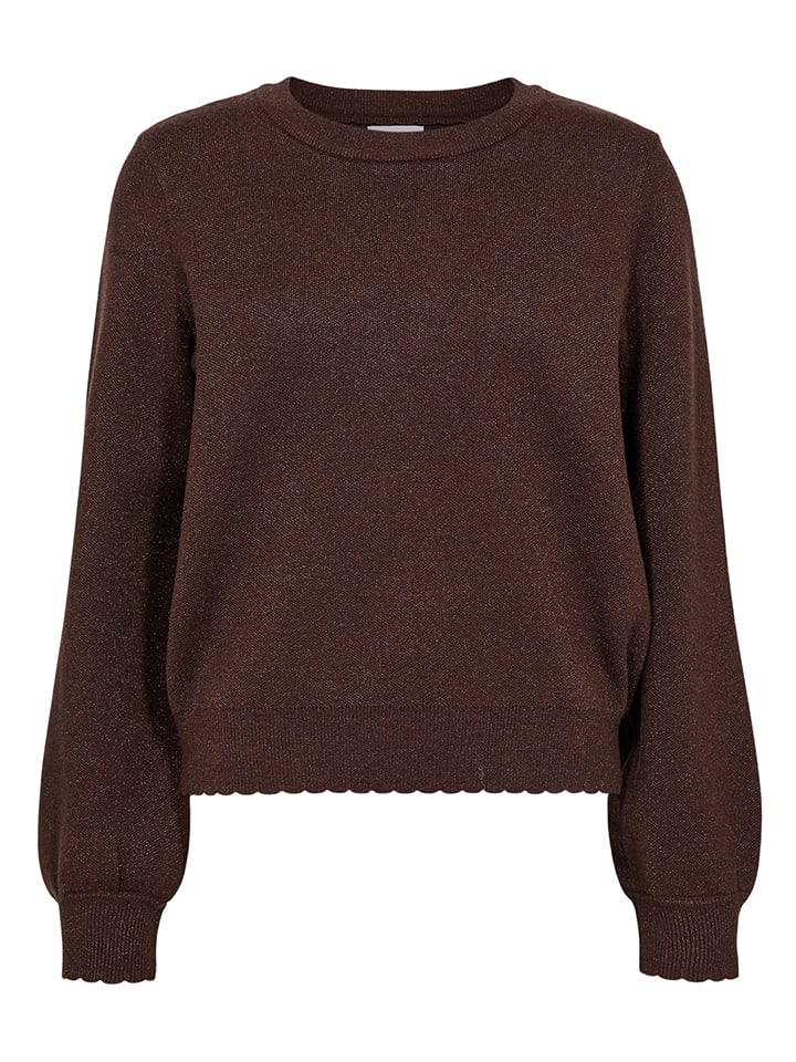 

NÜMPH Свитер "Нубир" темно-коричневого цвета