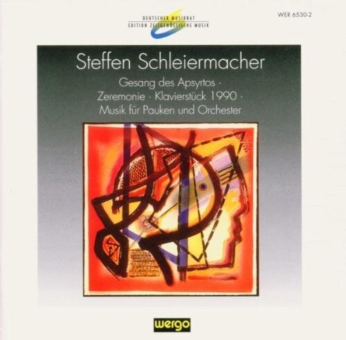 

CD диск Schleiermacher: Gesand Des Apsyrtos / Various: Schleiermacher: Gesand Des Apsyrtos / Various