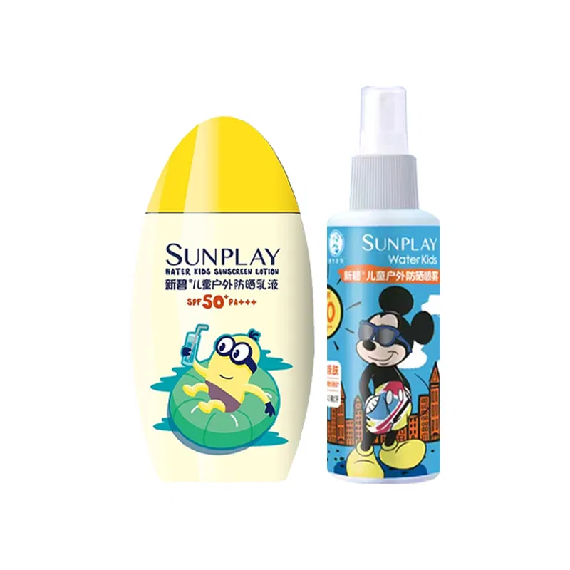 Набор для защиты от солнца Mentholatum Kids Outdoor Sun Protection 100мл+спрей 120мл — фото 3