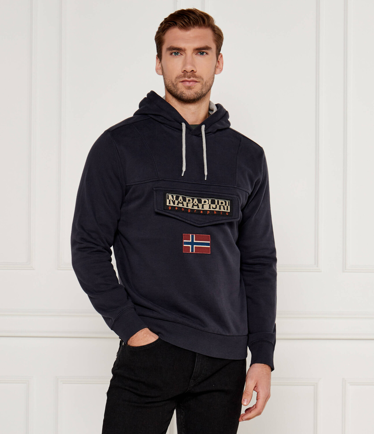 

Толстовка Napapijri Burgee Regular Fit, темно-синий