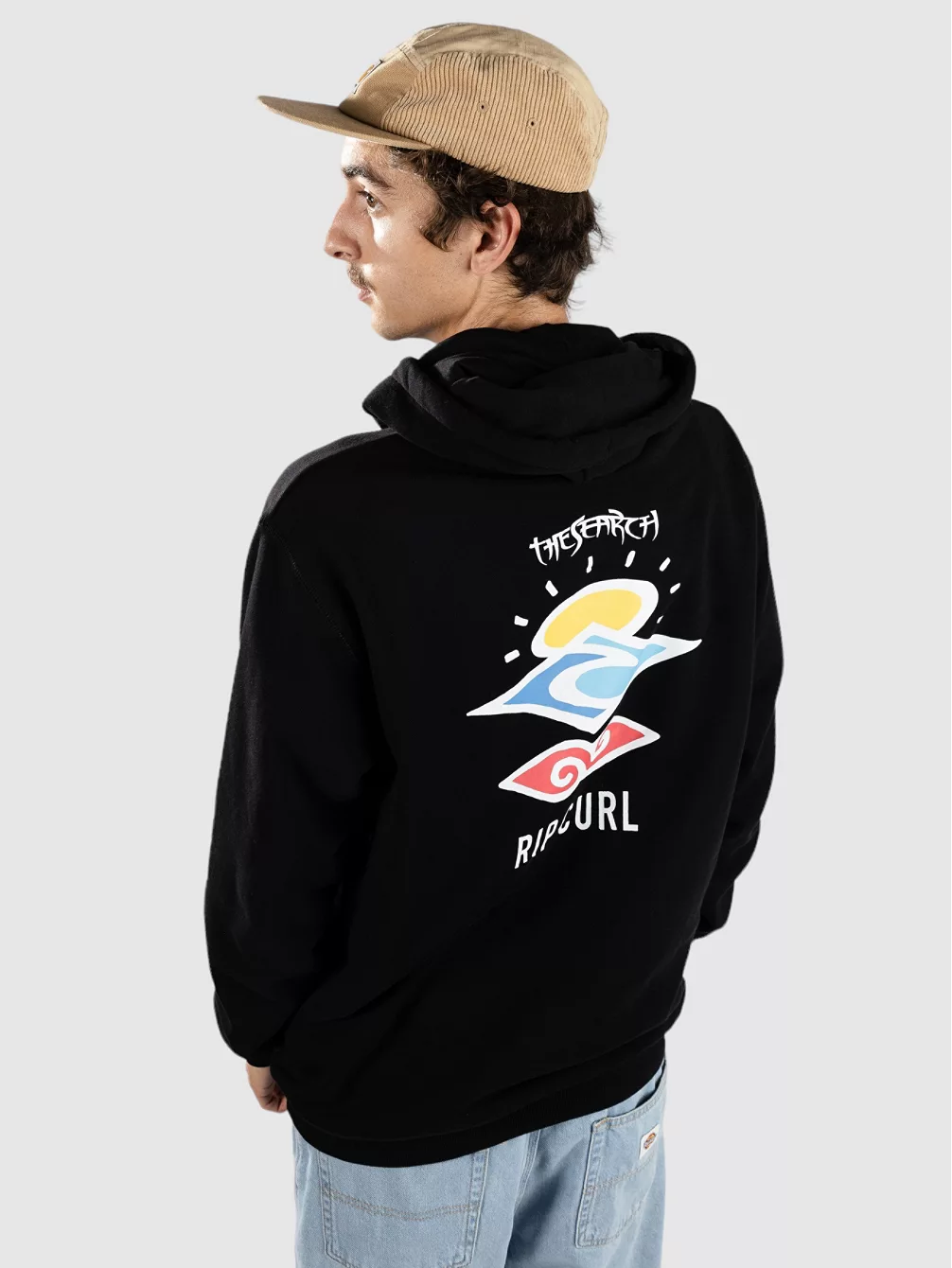 

Толстовка со значком поиска Rip Curl, черный