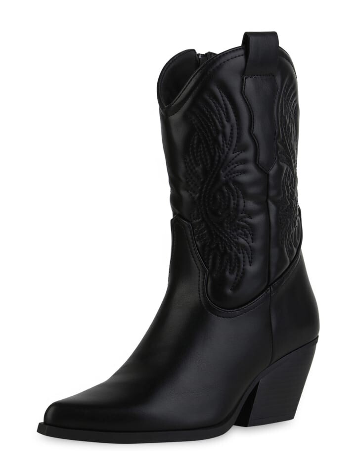 

Ботильоны VAN HILL Cowboy Boots Allison, черный