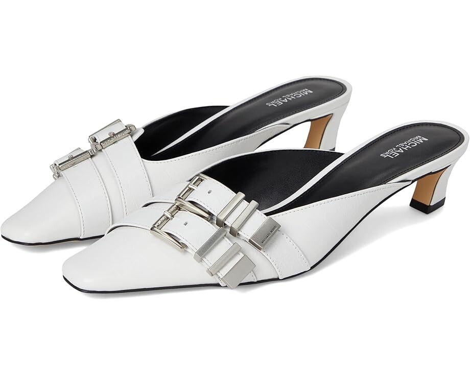 

Туфли MICHAEL Michael Kors Darrington Kitten Mule, цвет Optic White