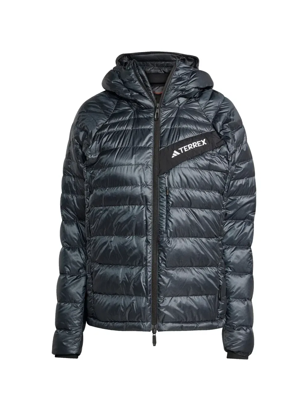 Стеганая куртка Terrex Techrock Climawarm+ adidas, черный