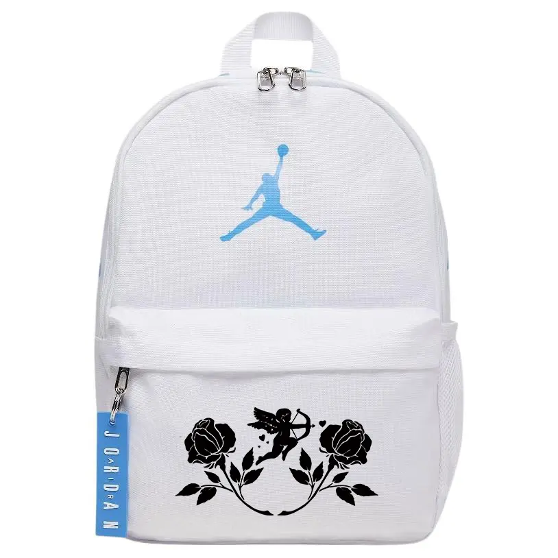 

Jordan Полиэстеровый рюкзак унисекс синий и белый, Rose