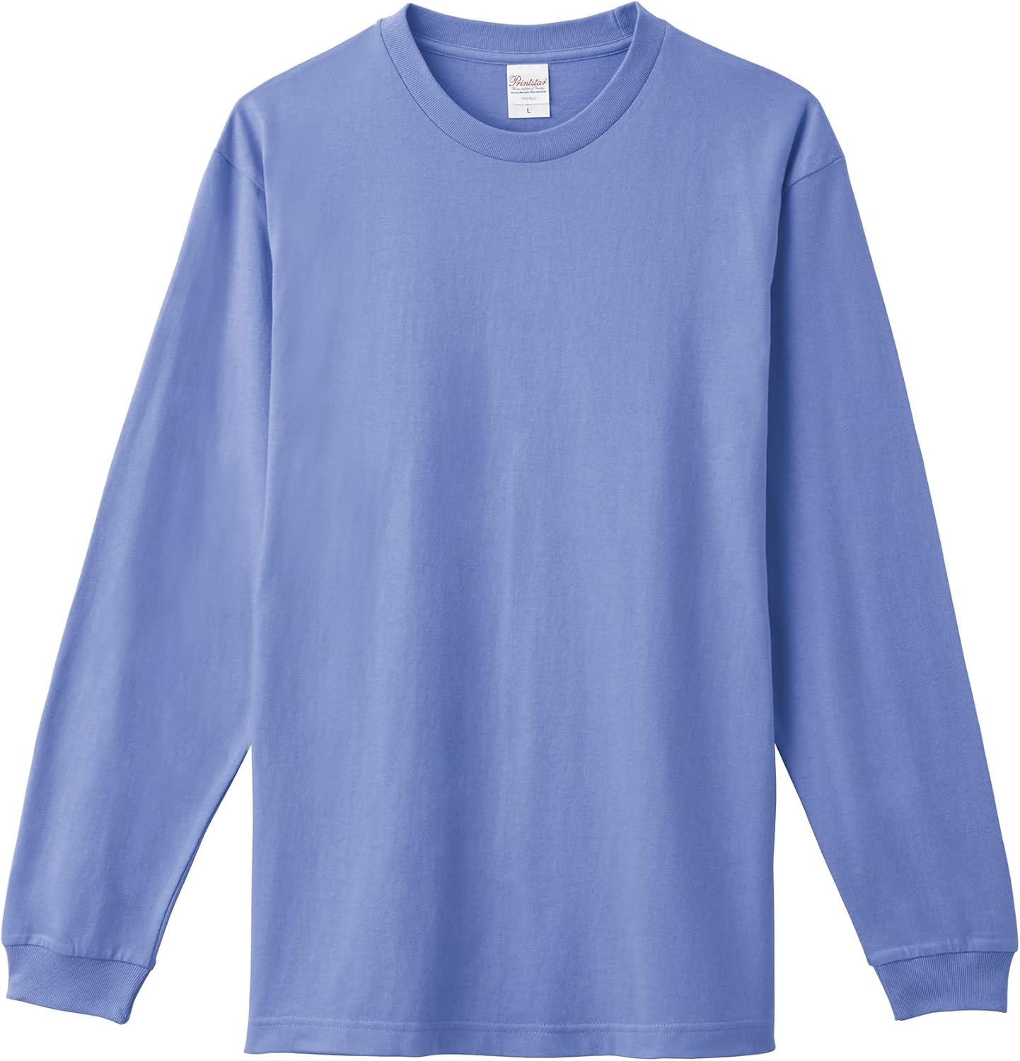 

Мужская футболка с длинным рукавом Printstar 00110-CLL, однотонная, плотность ткани 5,6 унций, пыльно-голубой
