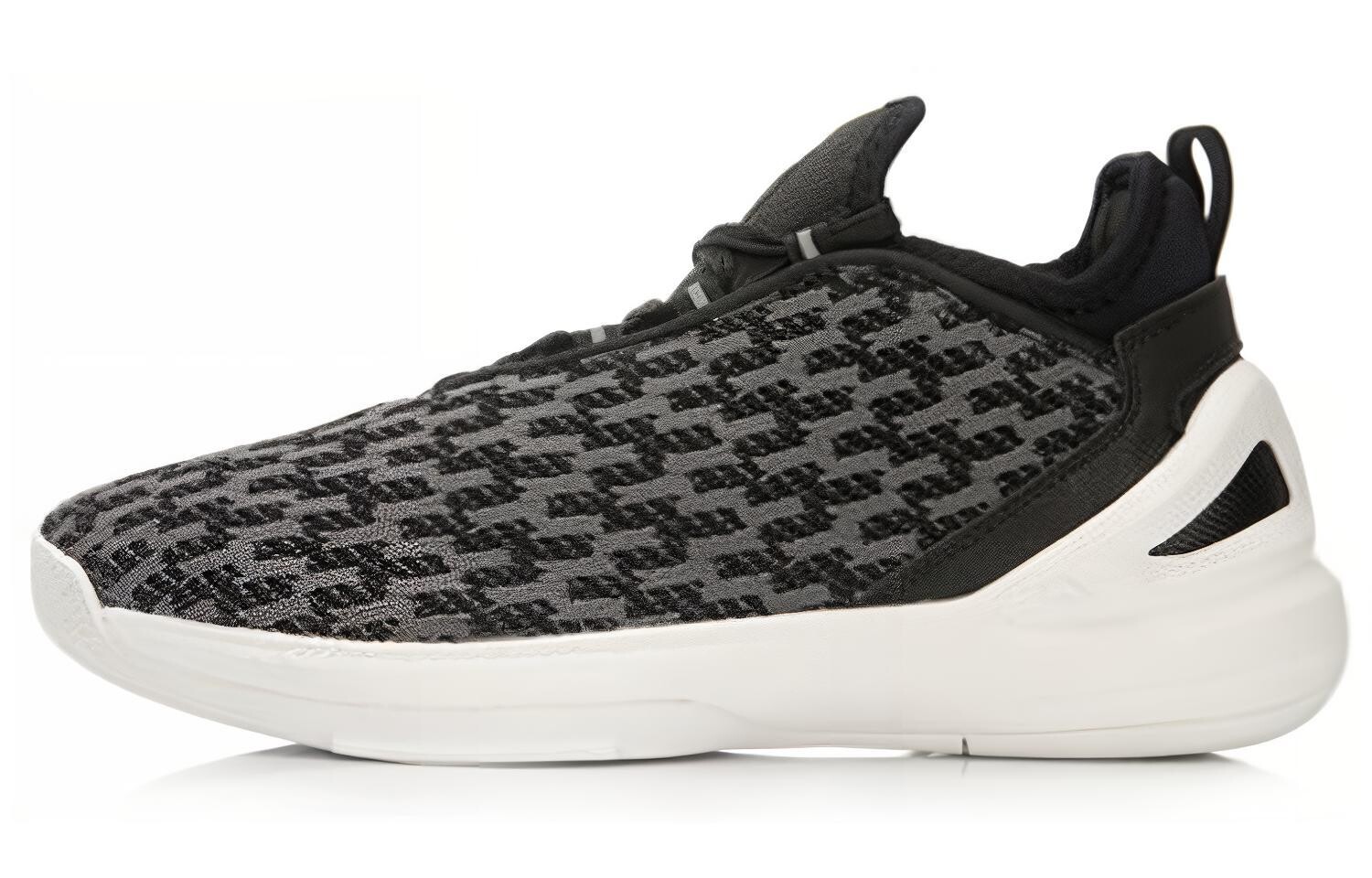 

Баскетбольные кроссовки мужские низкие черные/серые Lining