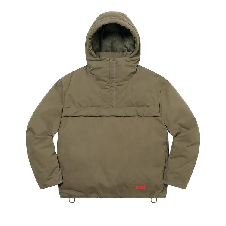 

Пуловер Supreme Hooded Down Pullover, зеленый