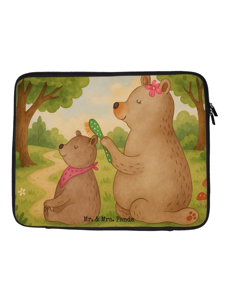

Mr. & Mrs. Panda Детская сумка для ноутбука с изображением медведя, без надписи, белого цвета