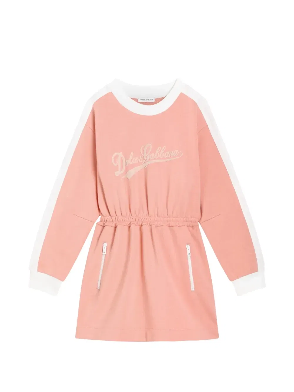 Платье на молнии Dolce & Gabbana Kids, розовый