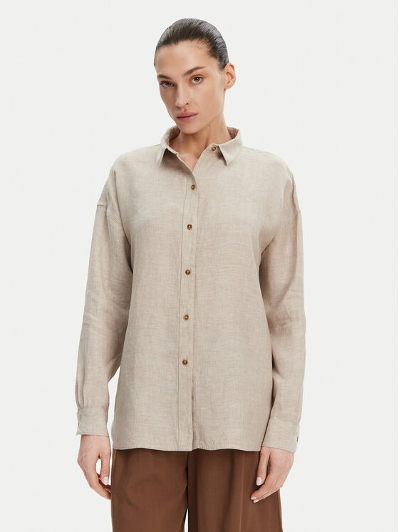

Свободная рубашка Hampton LSH1596SN31 Barbour, бежевый