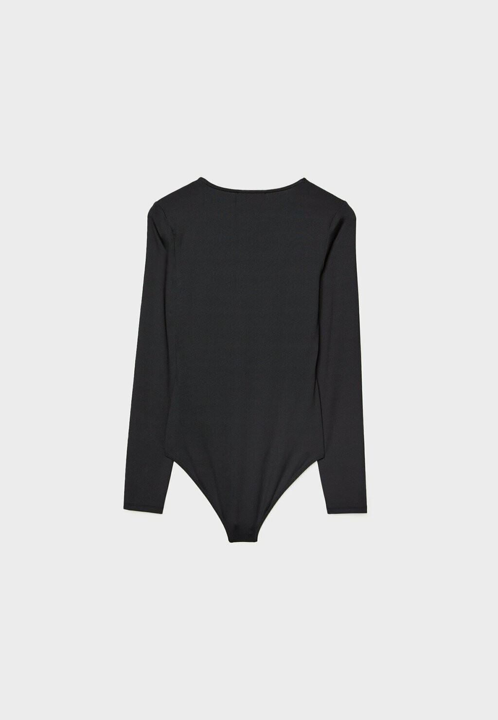

Топ с длинными рукавами Stradivarius, черный