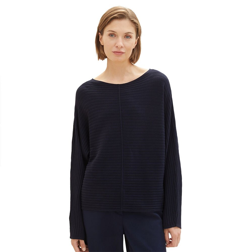 

Свитер Tom Tailor 1037737 Knit Structured Batwing, синий