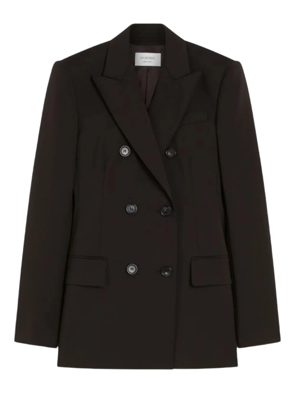 

Сорочечный двубортный пиджак Sportmax, коричневый