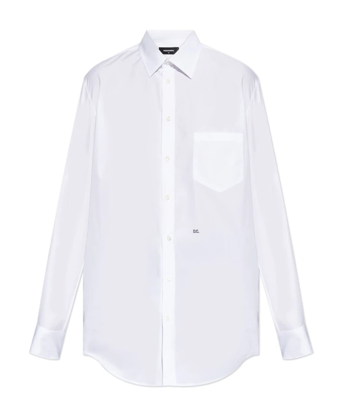 

Рубашка с карманом Dsquared2, белый