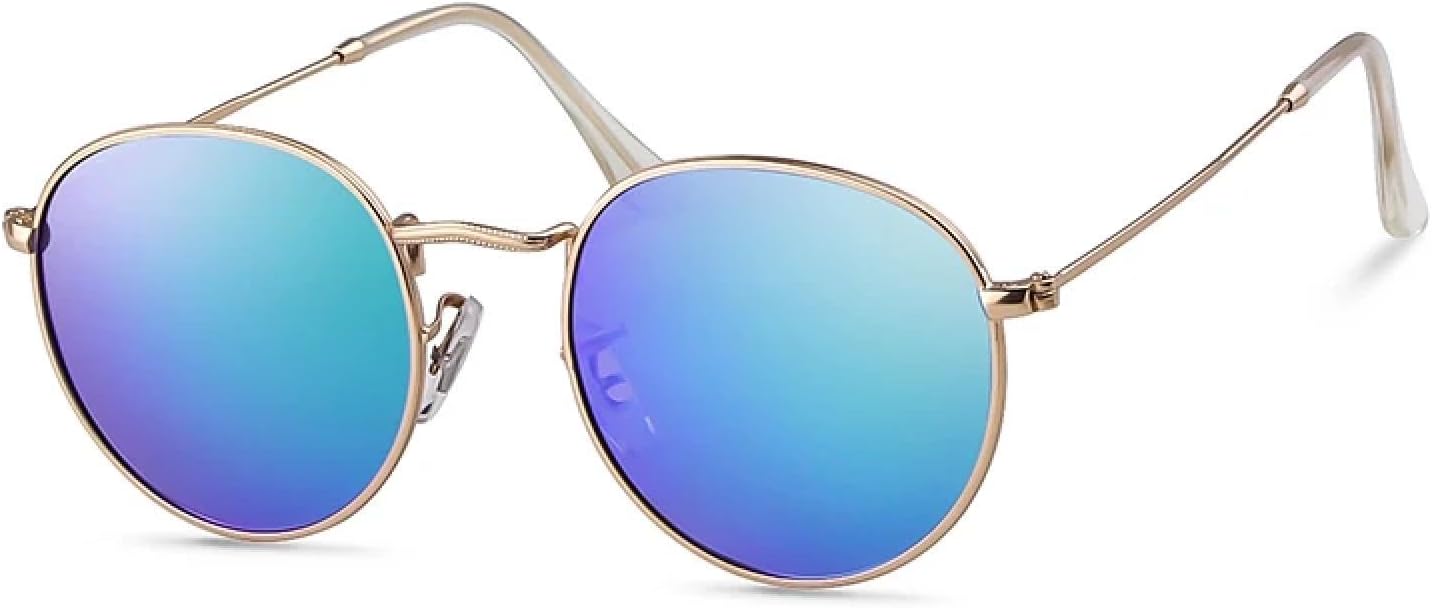 

Солнцезащитные очки с защитой от УФ-излучения UV400 | Металлические круглые, маленькие, зеленые | Для женщин и мужчин, для занятий спортом на открытом воздухе и вождения DSVIGF, C3