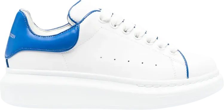 Кроссовки Alexander McQueen Wmns Oversized Sneaker 'White Blue Piping', белый