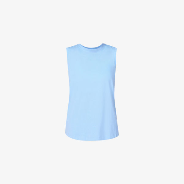 

Базовый топ без рукавов из эластичной ткани Essential Sweaty Betty, синий