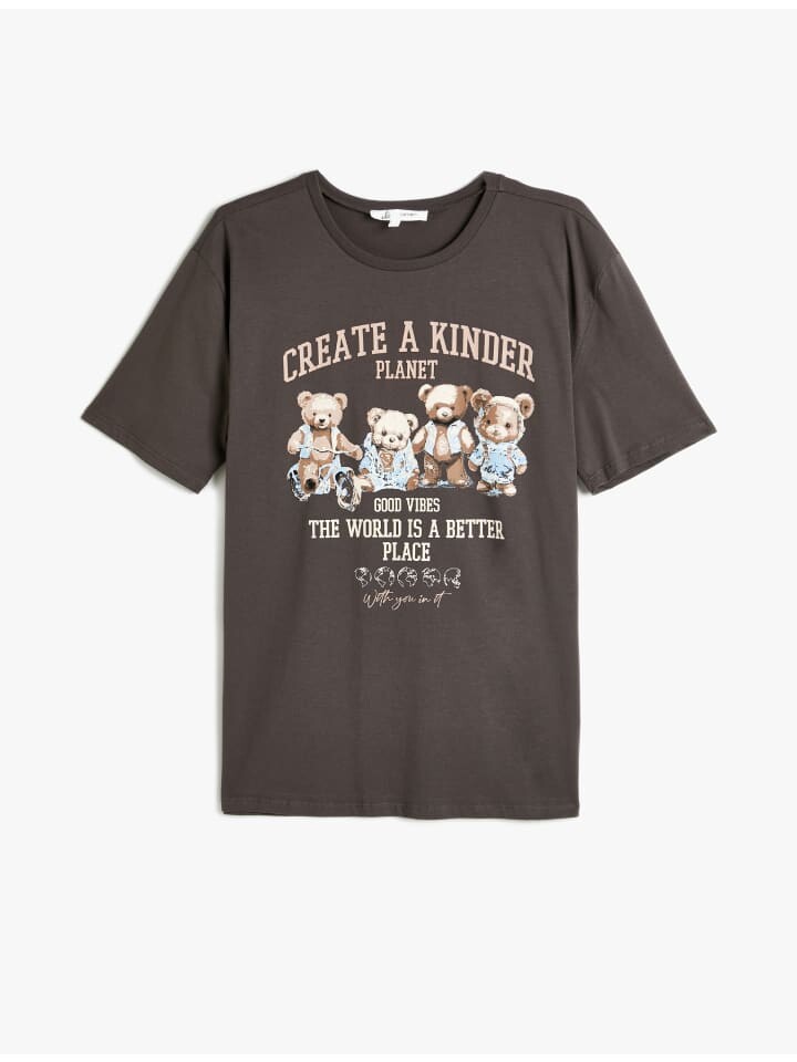 

Футболка KOTON T shirt, антрацит