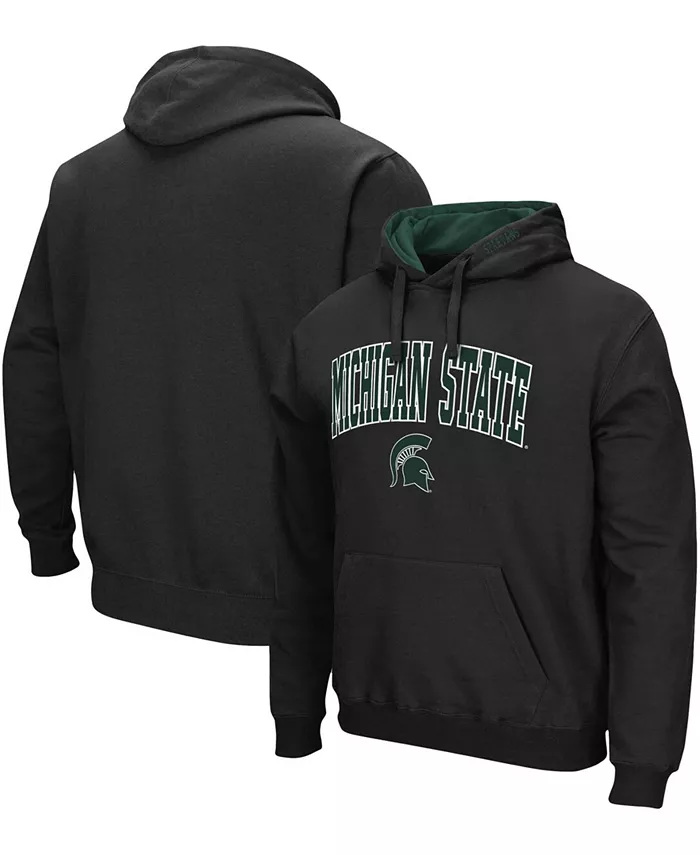 

Мужская толстовка с капюшоном Michigan State Spartans Arch Logo 3.0 Colosseum, черный