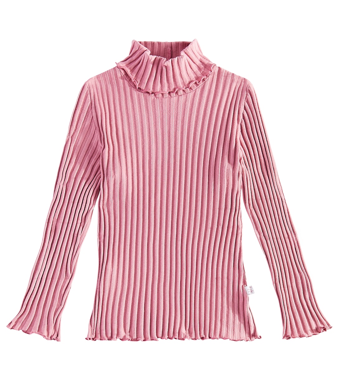 

Топ из джерси с добавлением хлопка в рубчик Il Gufo, Pink Heather