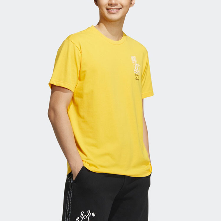Футболка мужская Sunlight Yellow Adidas Neo, желтый — фото 4