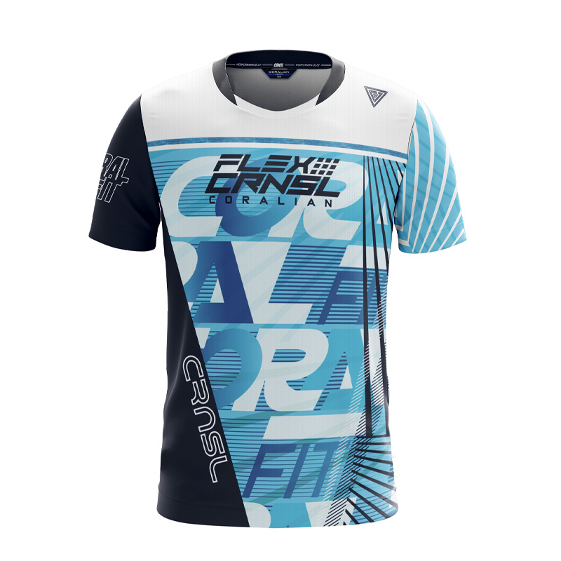 

CORALIAN Футболка для бадминтона Women's Blue White