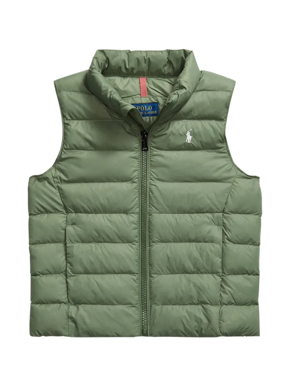 Стеганый жилет Colden Polo Ralph Lauren Kids, зеленый