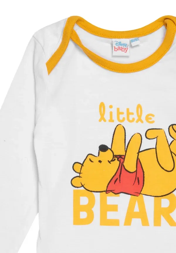 Боди с длинным рукавом Winnie puuh little bear Disney, белый/желтый — фото 2