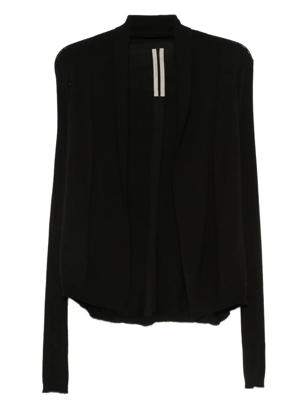 

Кардиган в рубчик Rick Owens, черный