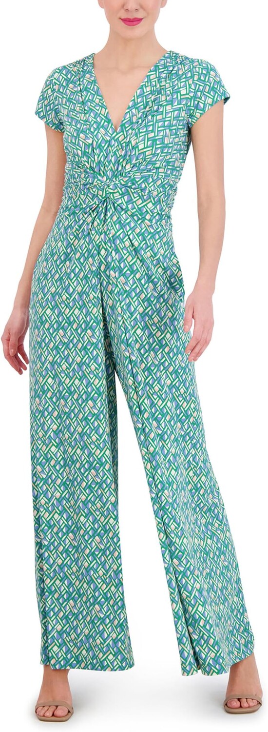 

Платье Vince Camuto Printed Twist Front Jumpsuit, цвет Green Multi
