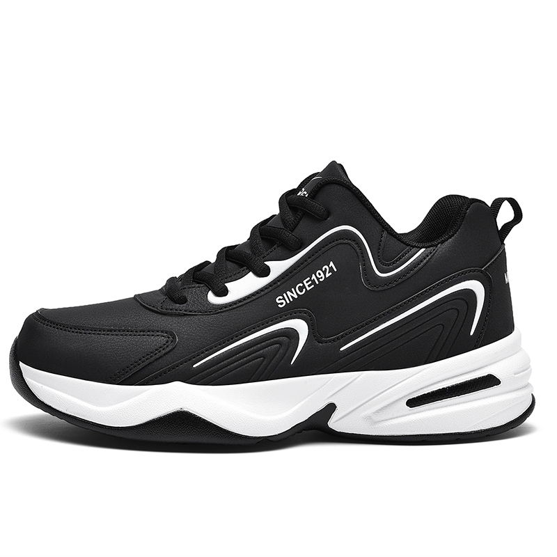 

Износостойкие низкие повседневные туфли для мужчин DILIKAN, Black White
