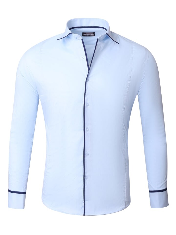 

Рубашка RESLAD Hemd Madison, цвет hellblau-navy