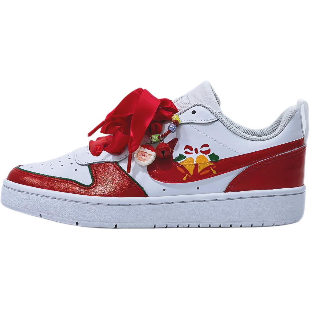 

Кроссовки для скейтбординга Court Borough Suzuka Red Silk Adventure Cushioning Low top Kids' Red Unisex Nike, красный Christmas Shopping Bag