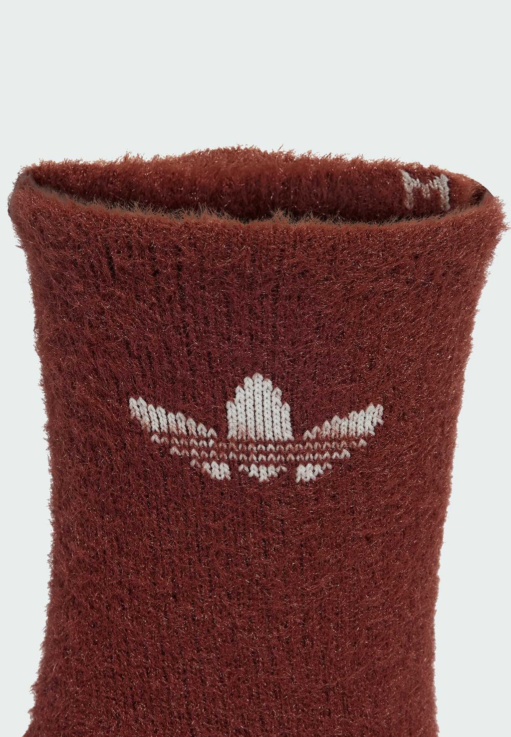 Носки FLUFFY CREW 2 PAIRS Adidas Originals, коричневый — фото 3