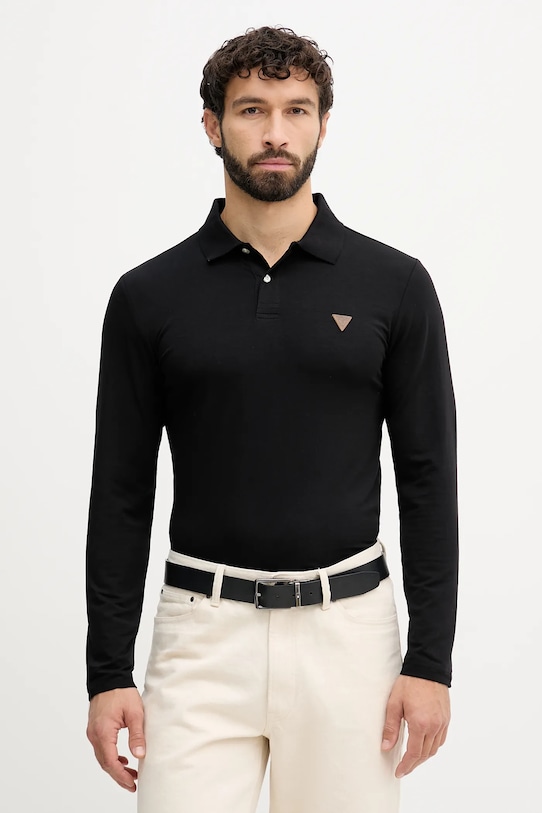 

Лонгслив OLIVER с длинным рукавом Guess, черный