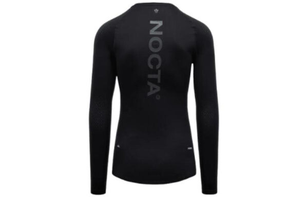 Футболка Nike x Drake Crossover NOCTA Round Neck Pullover 'Core Black', черный — фото 2