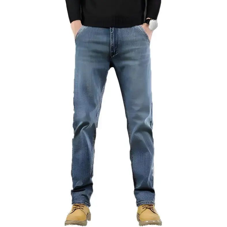 

Джинсы Unisex Moderate Straight Fit VanCamel, 045 синий[regular edition]