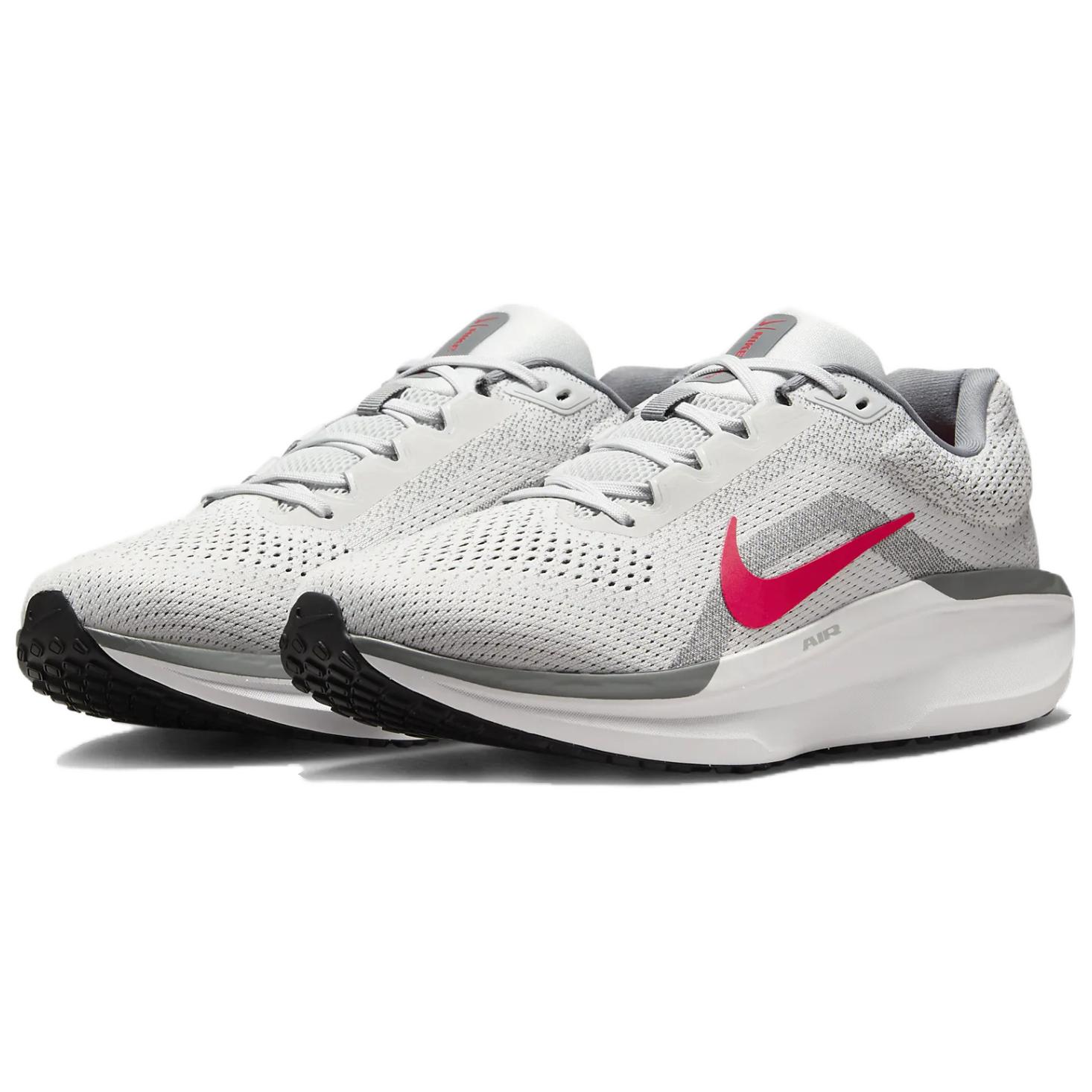 Nike Winflo 11 Photon Dust Smoke Grey Light Smoke Grey Fire Red, Дымчато-серый/Светло-дымчато-серый/Огненно-красный — фото 3