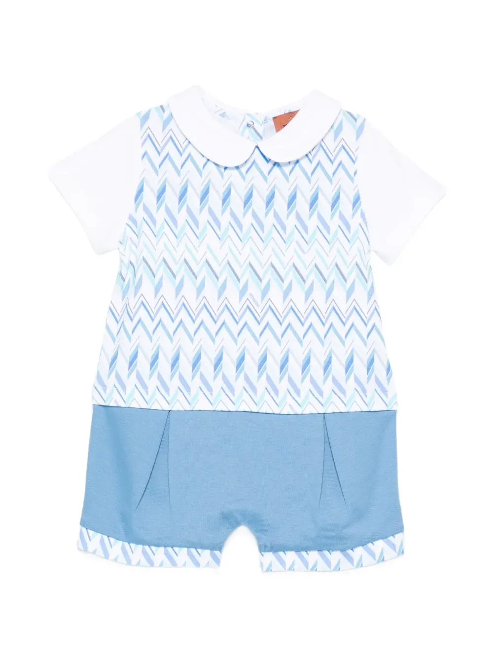 Комбинезон с короткими рукавами Missoni Kids, синий