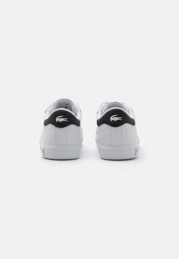 Детские кроссовки powercourt core essentials унисекс Lacoste, White/Black — фото 3